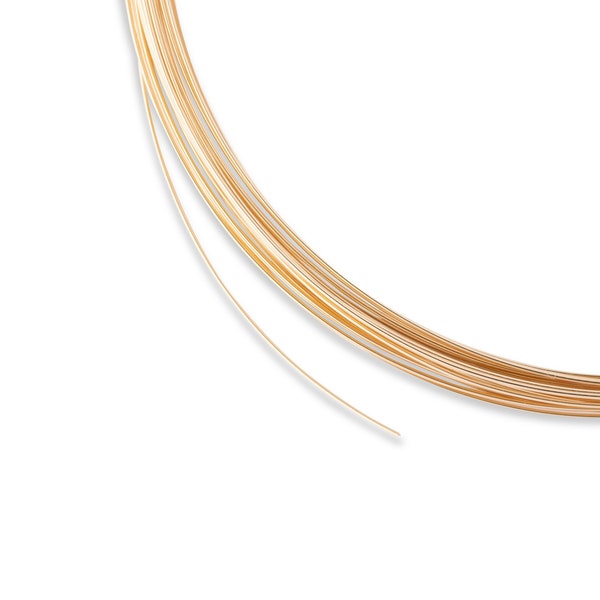 4.99 EUR/m - 0.3 mm soft 14K Gold Filled wire (28 Gauge)