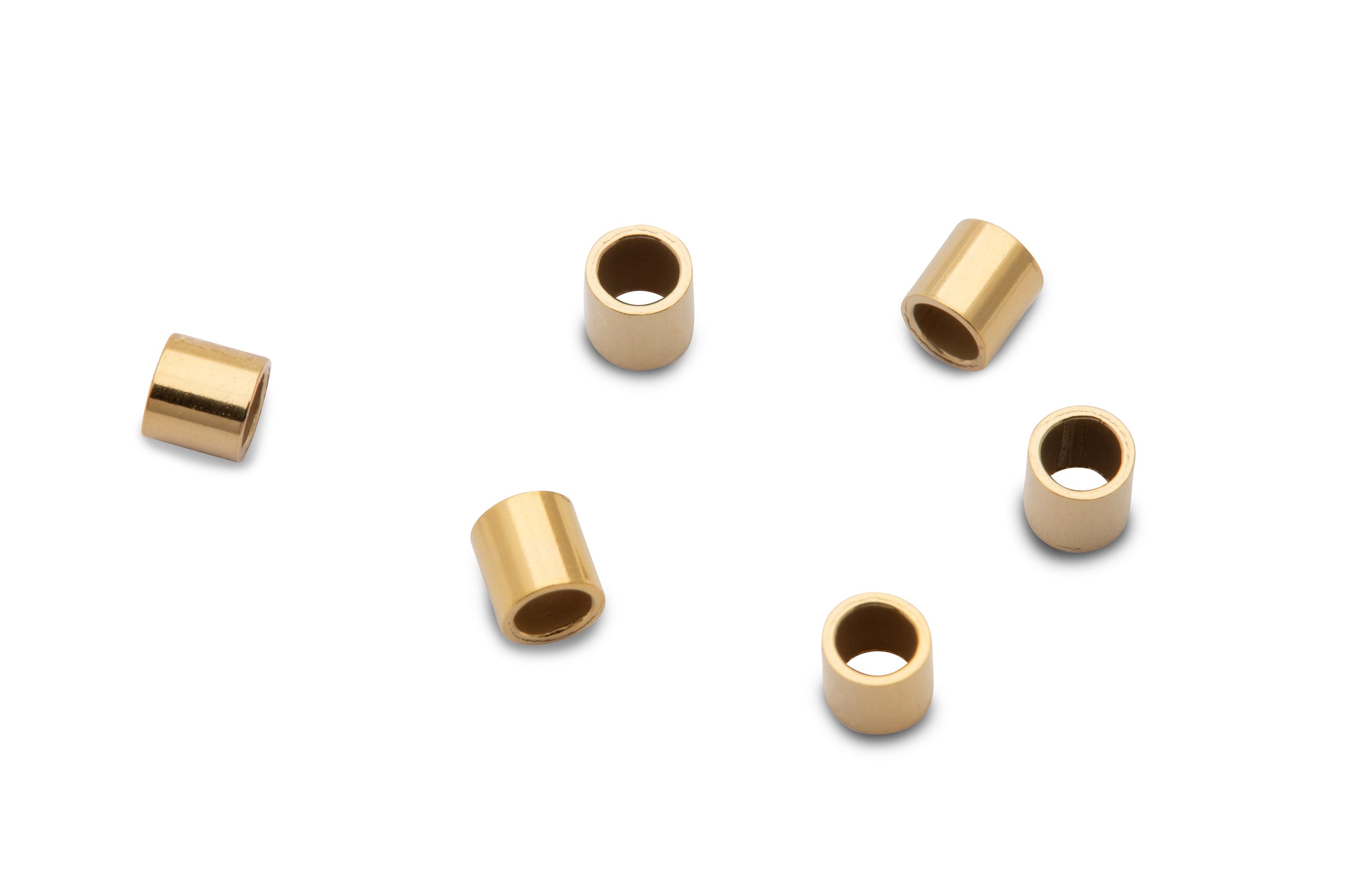 25x crimp tubes 2x2mm - 14K Gold Filled