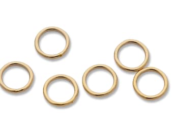 200x 5 mm geschlossene Biegeringe - 14K Gold Filled