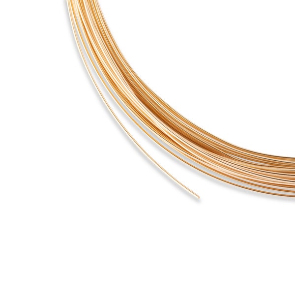 11,99 EUR/m - 0.5 mm half-hard 14K Gold Filled wire (24 Gauge)