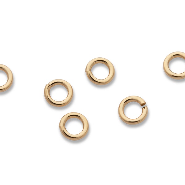 50x 3 mm offene Biegeringe - 14K Gold Filled