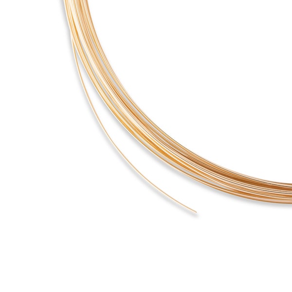 6,99 EUR/m - 0.4 mm half-hard 14K Gold Filled wire (26 Gauge)