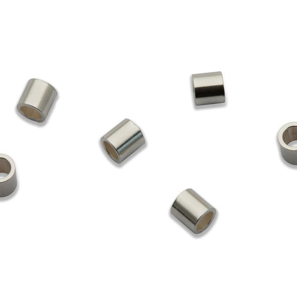 25x Quetschröhrchen 2x2mm - 925 Silber