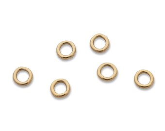 200x 3 mm geschlossene Biegeringe - 14K Gold Filled