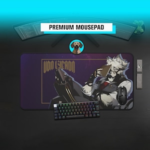 Premium Von Lycaon Mousepad | Victoria Housekeeping Co. | Zenless Zone Zero Desk Mat | ZZZero Deskmat | Von Lycaon | Anime Gaming Mousepad