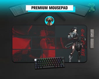 Premium Jane Doe Mousepad | Zenless Zone Zero Desk Mat | Perfect for Anime & ZZZ Gamers | Large Gaming Mat for Desk Setup