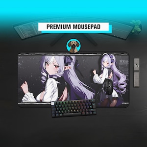 Premium Vivian Banshee Mousepad | Zenless Zone Zero Mousepad | ZZZ Vivian Deskmat | Large Gaming Waifu Deskmat | Aesthetic Deskmat