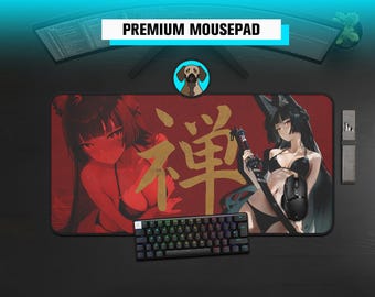 Premium Miyabi Bikini Mousepad | Network Sector 6 Deskmat | Sexy Waifu Mousepad | Zenless Zone Zero Desk Mat | Large Gaming Desk Mat
