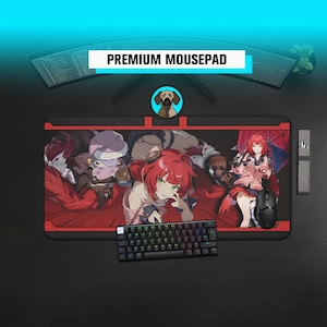 Premium Ukinami Yuzuha Mousepad | Ukinami ZZZ Mousepad | Zenless Zone Zero Desk Mat | Anime Game Deskmat | Large Gaming Mousepad