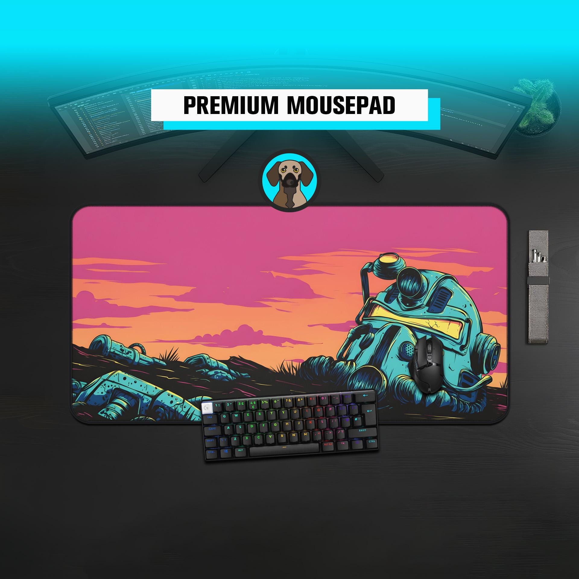 フォールアウト Fallout キーボードマット＆マウスパッド ゲーミングマット Fallout mouse pad - Etsy 日本