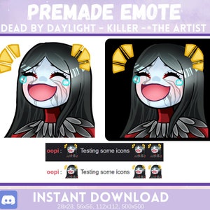 Premade The Artist Killer Dead by Daylight Laugh Emote Instant Download