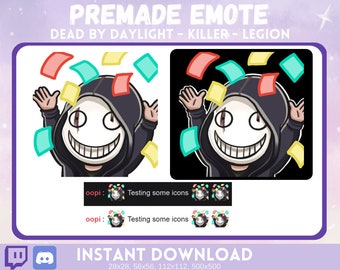 Premade Hype Legion Dead by Daylight Killer Emote Instant Download