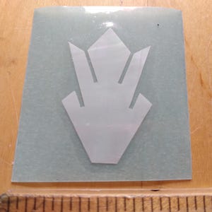 Parelmoer sticker voor gitaar, sticker elektrische gitaar, gitaarsticker premium kwaliteit reproductie, gitaarsticker restauratiekwaliteit