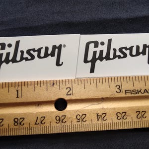 Waterglijbaanstickers gitaarkop, zwarte inkt, voor gitaarrestauratie, premiumkwaliteit