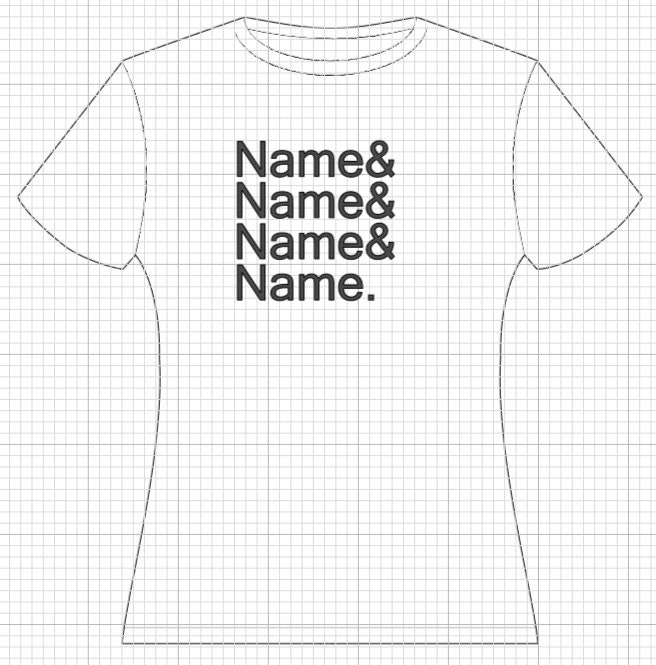 Custom Name List Shirt Favorite Trail Names Custom Custom Etsy