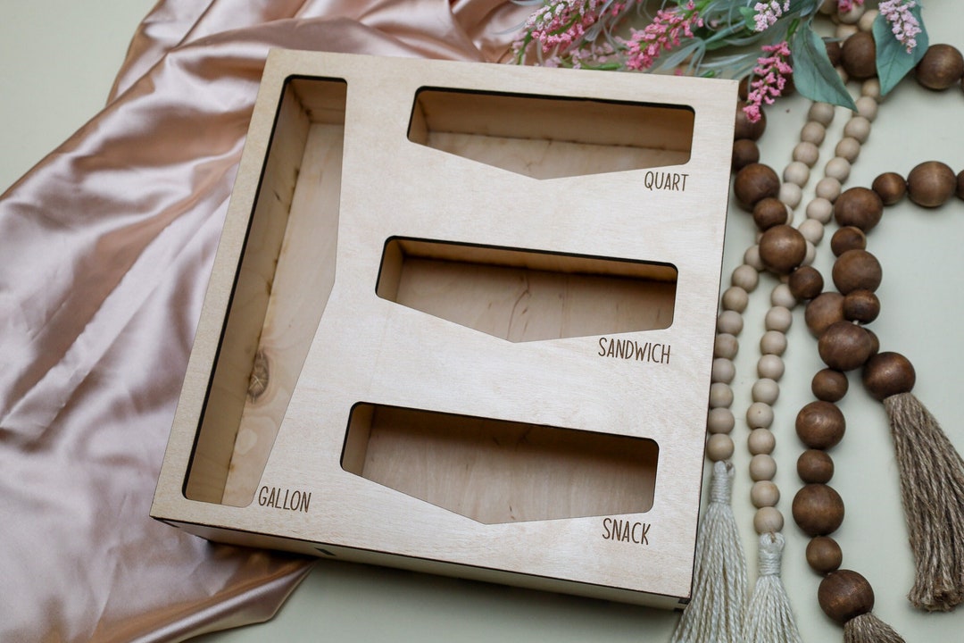 Kitchen Drawer Organization,sandwich Baggies Storage,sandwich Bag