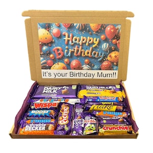 Personalisierte Cadbury Chocolate Bar Süße Geschenkbox Hamper Auswahl Konfekt Geburtstag Weihnachtsstrauß Leckerei Geschenk Überraschungsparty