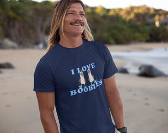 Blue Footed Booby T-Shirt - Funny I Love Boobies Bird Shirt – Booby Bird T-Shirt – Pun Shirt for Bird Nerds