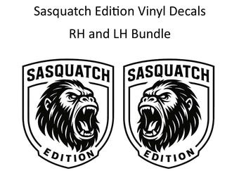 Sasquatch Edition Vinyl Decals RH and LH Bundle