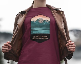Grand Teton National Park T-Shirt, Grand Teton Shirt, National Parks Tee, Grand Teton National Park Gift