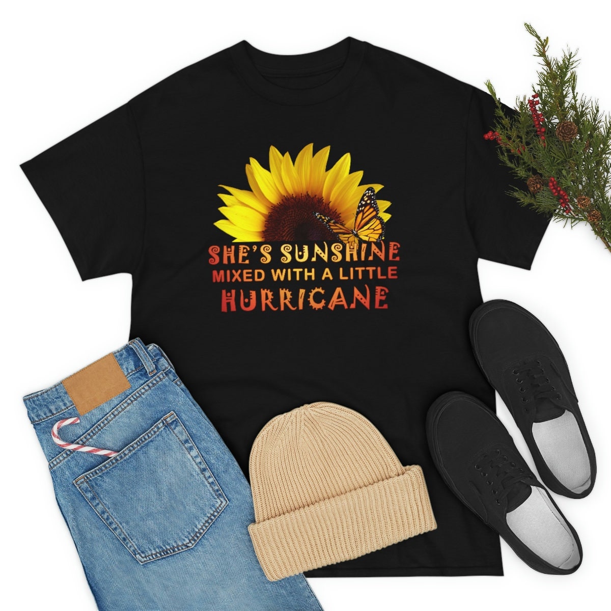 She's Sunshine Mixed With A Little Hurricane Tshirt She's Sunshine Mixed With A Little Hurricane Tshirt