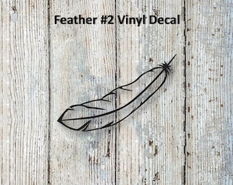 Feather #2 Vinyl Decal