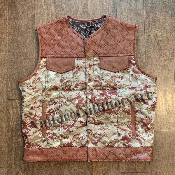 Leather Vest Pattern Etsy