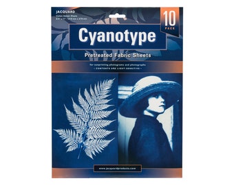 Cyanotype fabric sheets (21.6 x 28 cm)