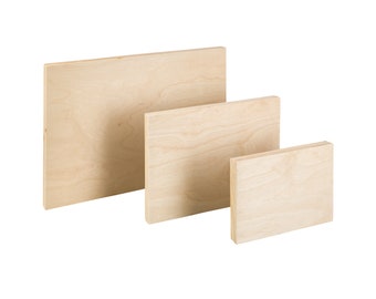 Paneles de madera para pintar y pegar (A5/A4/A3)