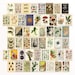 50 PCS Vintage Wall Collage Kit, Vintage Room Bedroom Wall Dorm Decor, Cottagecore Decor, Vintage Tarot Posters Pictures Prints, Trendy Teen 
