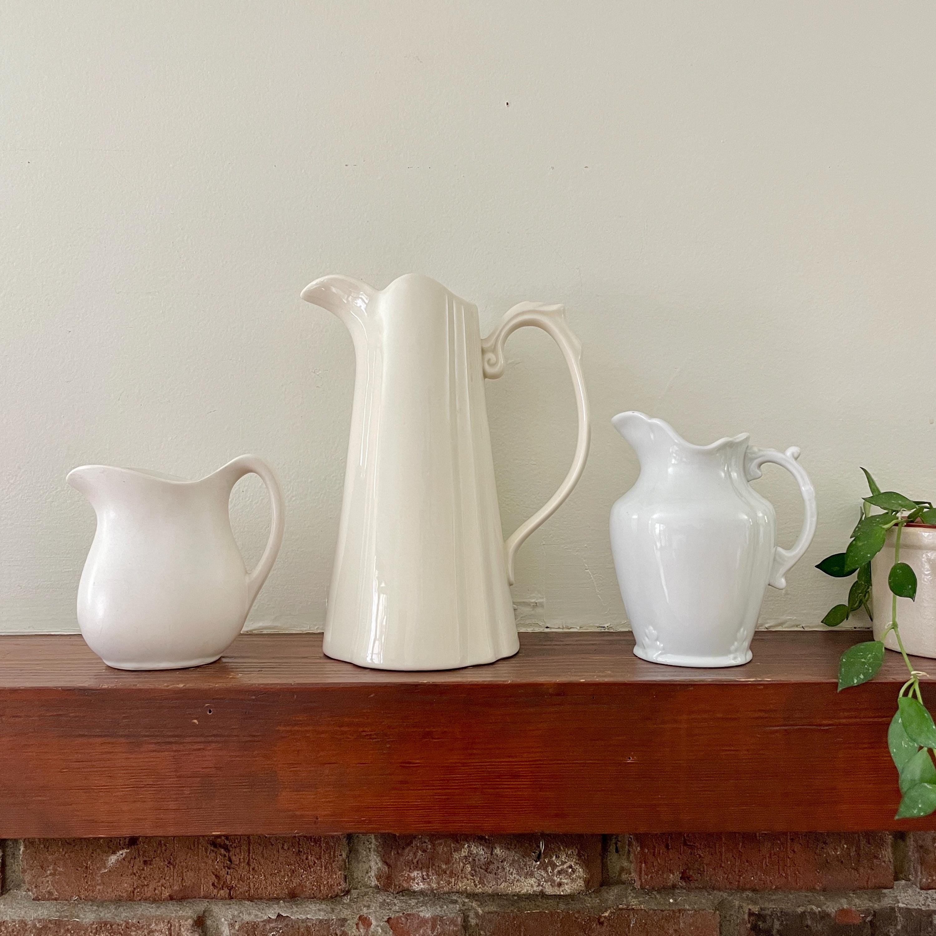 Antique Milk Pitcher - Etsy