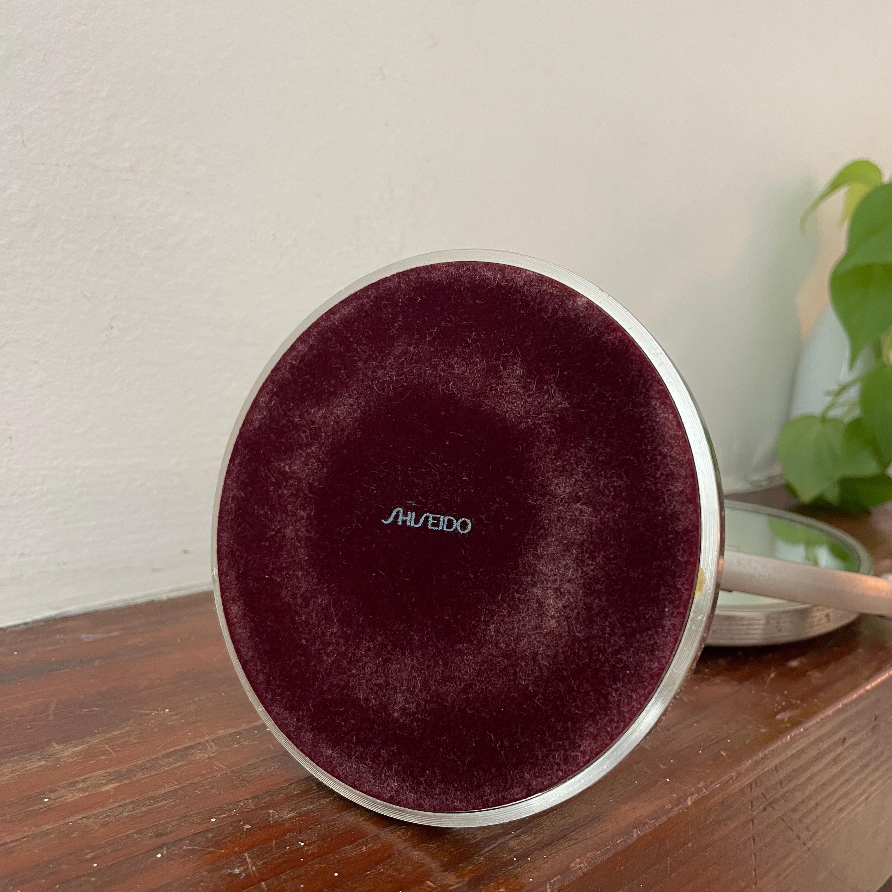 Vintage Shiseido Swivel Stand Mirror With Upholstered Back. - Etsy