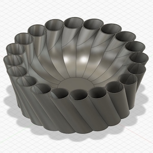 STL file Large pencil holder / pen holder 3D printed