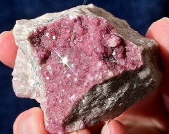 Pink calcite cluster, calcite crystal, cobaltoan calcite, cobaltocalcite, Pink stone, calcite cluster, cobalt calcite, pink crystal, mineral