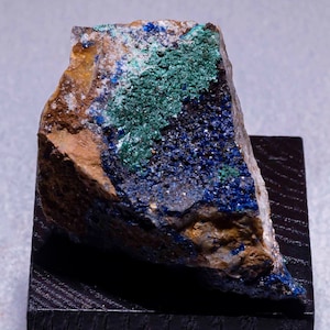 Sparkly azurite, raw malachite, azurite malachite, azurite crystal, azurite cluster, azurite stone, malachite cluster, malachite slab