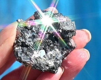 Galena crystal, galena mineral, galena druzy, rock Galena, galena cluster, galena specimen, Raw mineral, shiny galena, home decor, gift