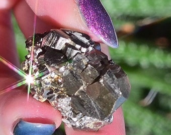 Bulgarian Pyrite: Stunning Specimen from Borieva Mine, Madan - Natural Beauty, Geological Treasure