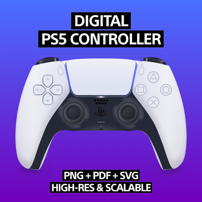 Ps5 Controller Svg - Etsy
