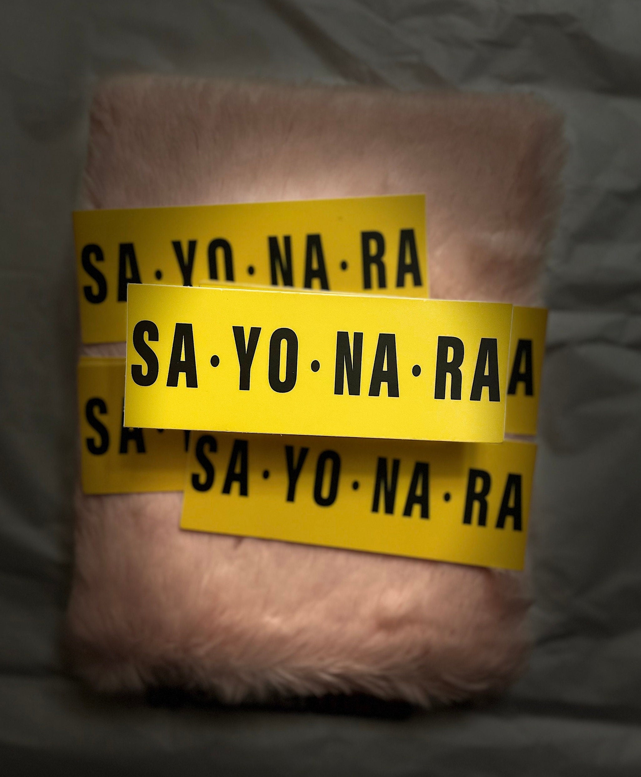 Sayonara Banana Fish Sticker Etsy