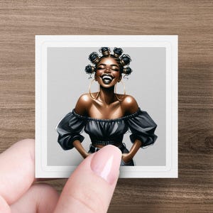 Everyday Queens Black Woman Clipart | African American Women PNG | Plus Size Clipart | Curvy Girl Clipart | Watercolor Afro Woman PNG