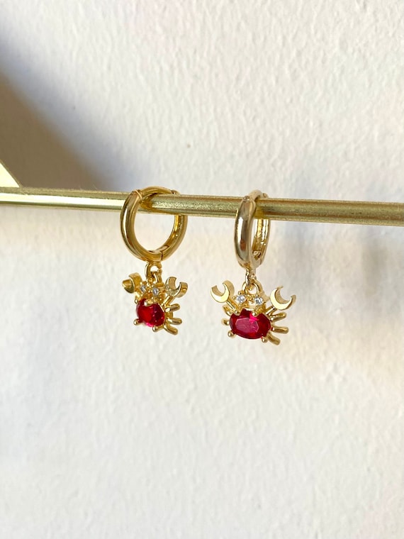 Swarovski cheap crab earrings