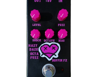 Boffin FX Hazy Daze Octa Fuzz Guitar Effects Pedal