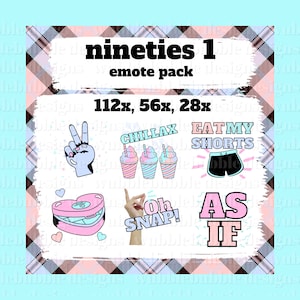 Nineties 90s Emote 6 Pack!