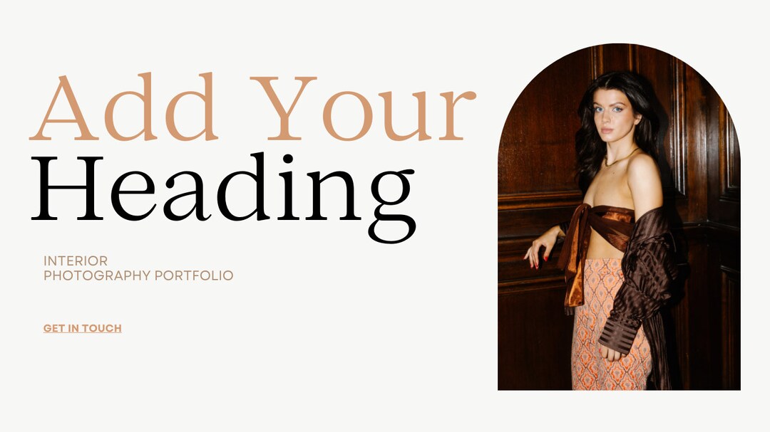 Visual Reference: Interior Photography Portfolio Website Template