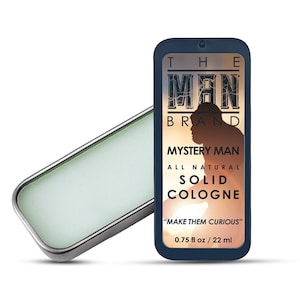 Solid Cologne for Men from The Man Brand - Travel Size Natural Solid Men’s Cologne *** IMPROVED PRODUCT RECIPE ***