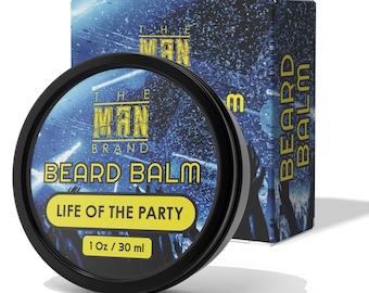 Life of the Party Beard Balm – Natural Beeswax Conditioning Balm