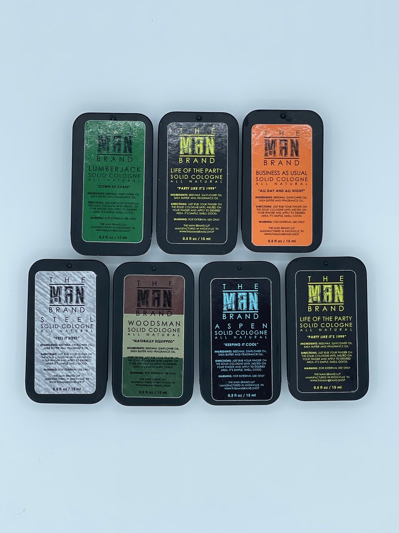 MEN'S SOLID COLOGNE / Natural Ingredients/ Small Batch / Etsy