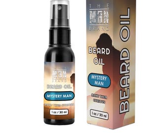 Mystery Man Beard Oil - Natural Grooming for Thicker Beard