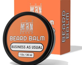 Business As Usual Beard Balm - Natural Beeswax Formula