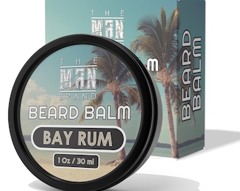 Bay Rum Beard Balm - Natural Beeswax Conditioning Balm